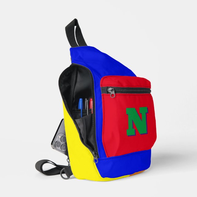 Bolso de viaje con monograma de Gran Danés (Abierto)