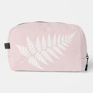 Bolso de viaje de fin de semana Rosa Rubor Blanco