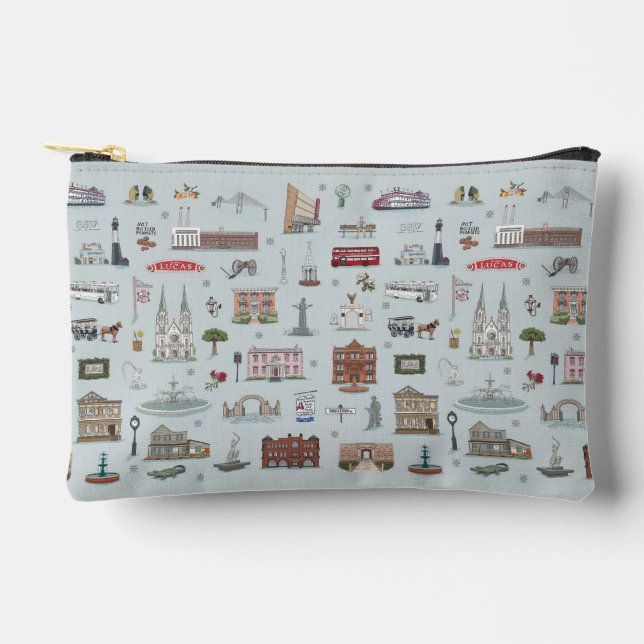 Bolso de viaje ilustrado de Savannah (Anverso)