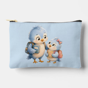 Bolso de viaje para hermanos de pajaritos azules l