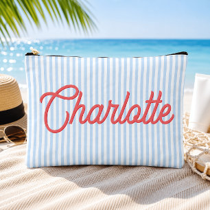 Bolso de viaje personalizado Pastel Azul Costa del