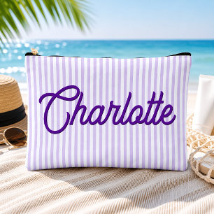 Bolso de viaje personalizado violeta lavanda costa