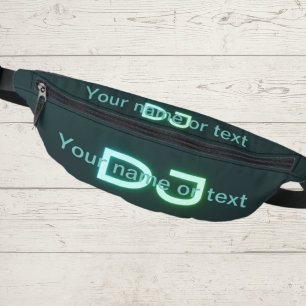 Bolso de vientre personalizable para DJ