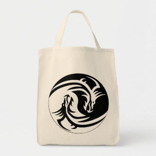 Bolso de Yin Yang del dragón