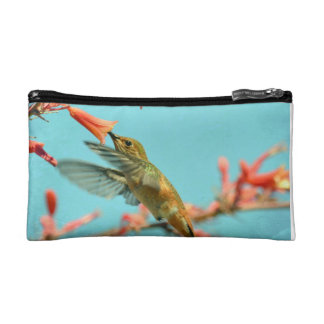 Bolso del cosmético del colibrí