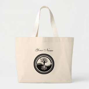 Bolso del diseño del árbol de Yin Yang