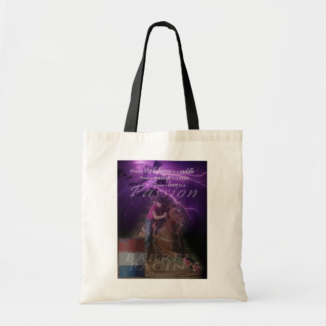 Bolso del engranaje de las Carreras del barril (Frente)