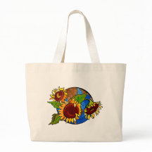 Bolso del girasol del Día de la Tierra