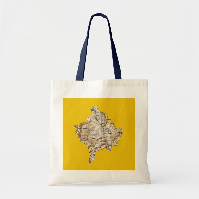 Bolso del mapa de Kosovo (Frente)