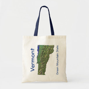 Bolso del mapa de Vermont