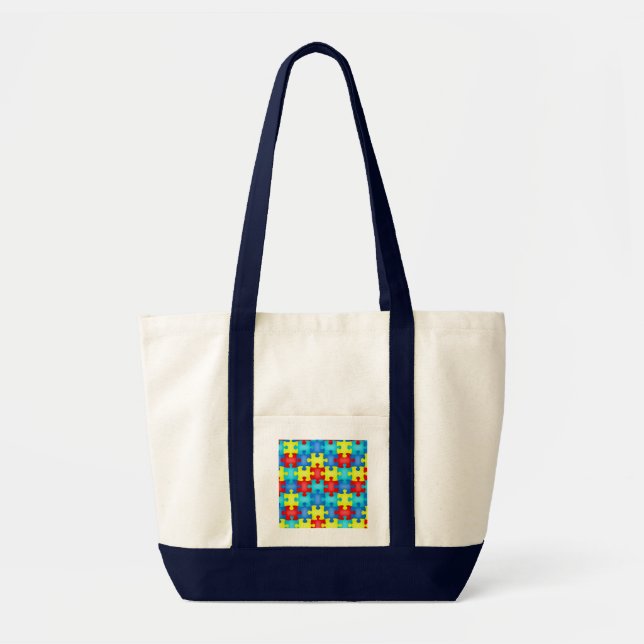 Bolso del pedazo del rompecabezas de la conciencia (Frente)