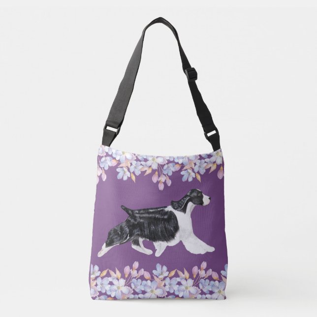 Bolso del perro de aguas de saltador inglés/tote - (Anverso)