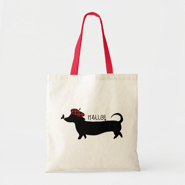 Bolso del perro de salchicha (Frente)