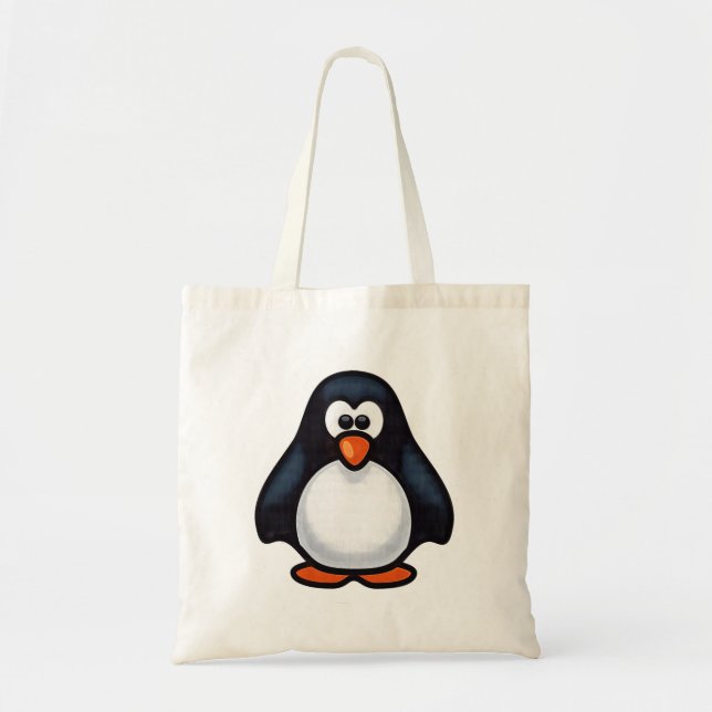 Bolso del pingüino del dibujo animado (Frente)