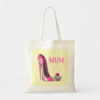 Bolso del regalo de la mamá con el zapato y la