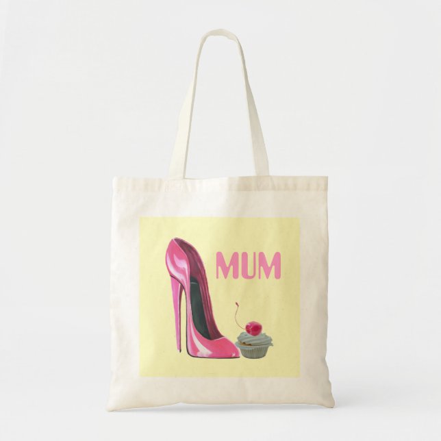 Bolso del regalo de la mamá con el zapato y la (Frente)