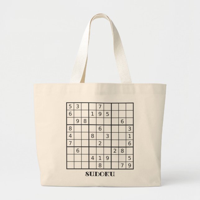 BOLSO DEL ROMPECABEZAS DE SUDOKU (Frente)
