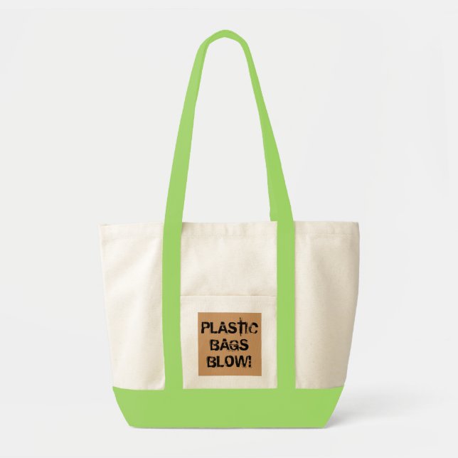 Bolso del soplo de las bolsas de plástico (Frente)