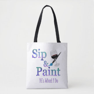 Bolso del sorbo y de la pintura