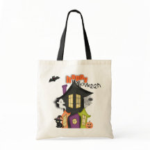 Bolso del truco o de la invitación de Halloween