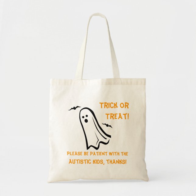 Bolso del truco o de la invitación de Halloween - (Frente)