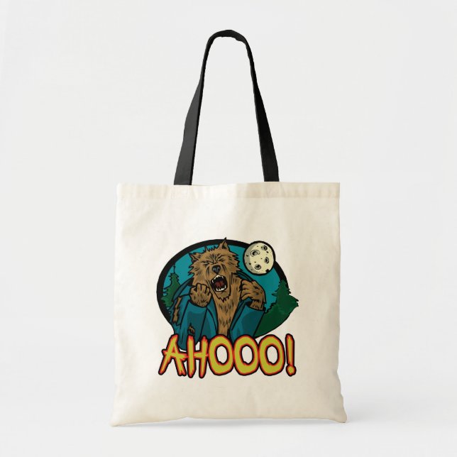 Bolso del truco o de la invitación del hombre lobo (Frente)