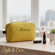 Bolso Dopp de aseo personalizado con nombre de luj