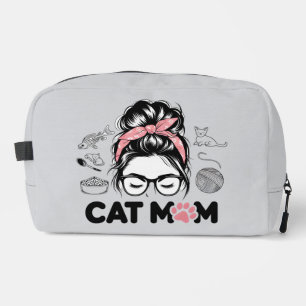 Bolso Dopp "Mamá Gata" Divertido para Amantes de G