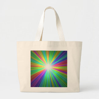 Bolso enorme del arco iris del tote por el