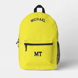 Bolso Escolar con Monograma Inicial Regreso a Clas