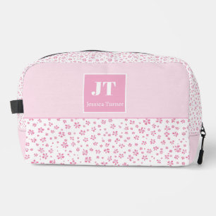 Bolso Femenino Rosa Floral Personalizado con Inici