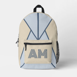 Bolso Geométrico Azul Costero Inicial