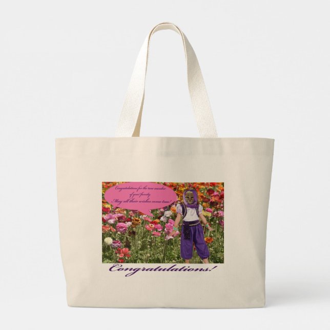 Bolso gigante. Felicitaciones. ocelot/genie (Reverso)