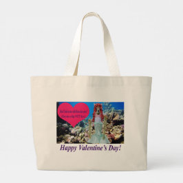 Bolso gigante. Feliz Día de San Valentín.