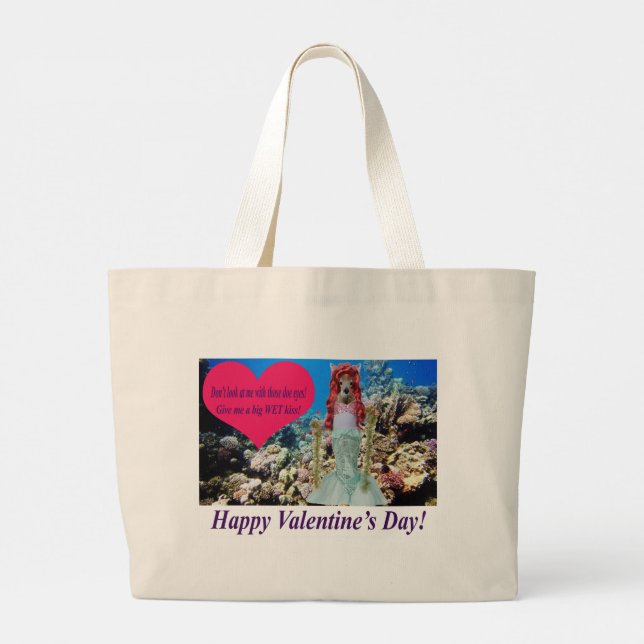 Bolso gigante. Feliz Día de San Valentín. (Reverso)