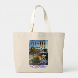 Bolso gigante. ¡Feliz Hanukkah!