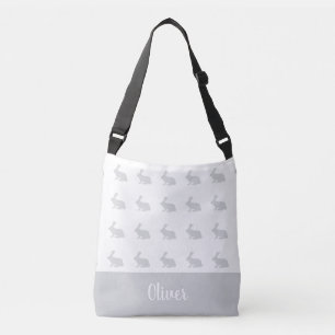 Bolso gris conocido personalizado del bebé del