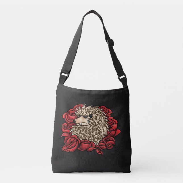 Bolso gruñón de Crossbody del erizo (Anverso)