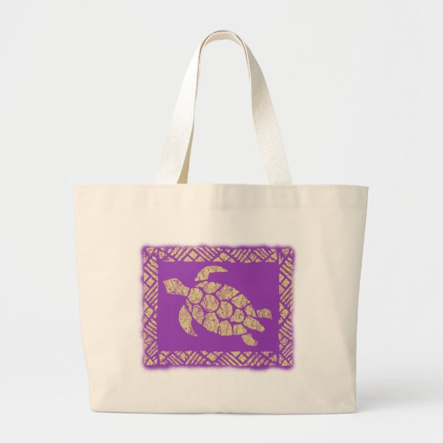 Bolso hawaiano de la playa del Tapa de Honu (Frente)