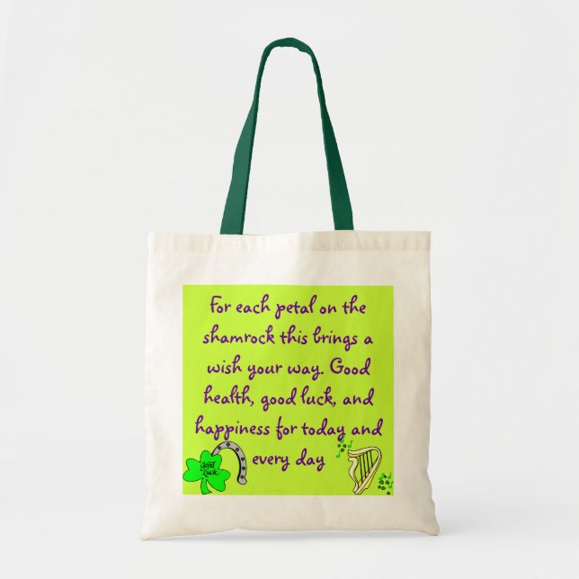 Bolso irlandés de la bendición (Frente)