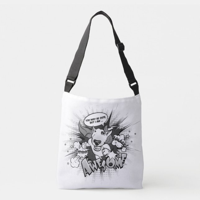 Bolso lindo de bull terrier "impresionante " (Anverso)