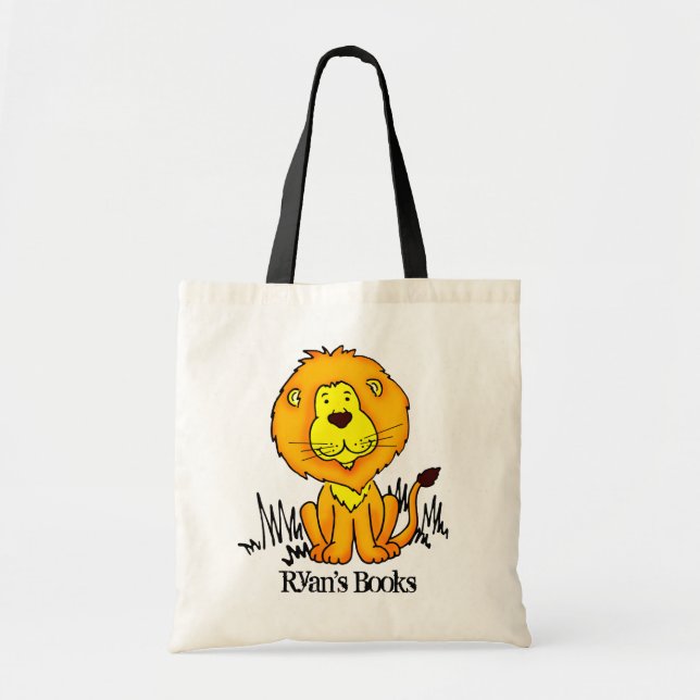 Bolso lindo de la biblioteca del gato grande del (Frente)
