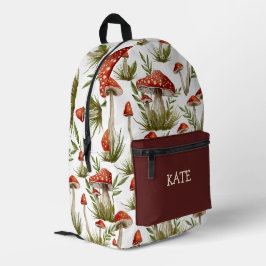Bolso mágico de hongos con patrón personalizado