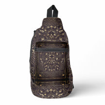 Bolso marrón vintage con correa