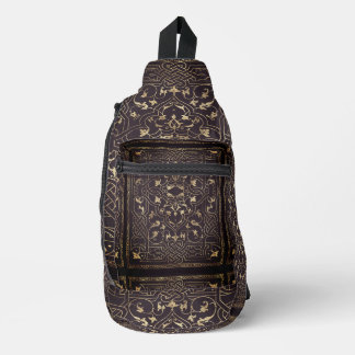 Bolso marrón vintage con correa