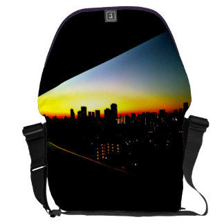 BOLSO MESSENGER 明け方の街メッセンジャーバッグ