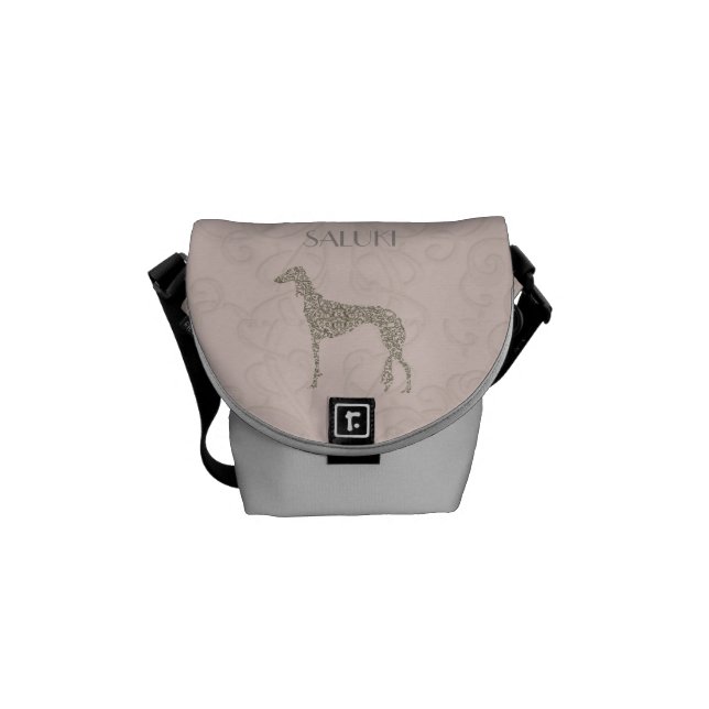 Bolso Messenger Colección de Saluki (Frente)