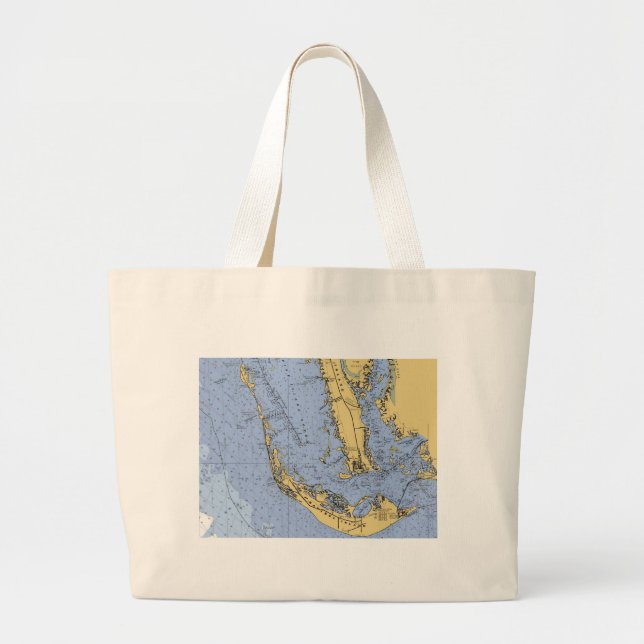 Bolso náutico de la playa de la carta de la (Frente)