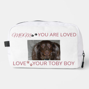 Bolso para llevar fotos conmovedoras de mamá masco