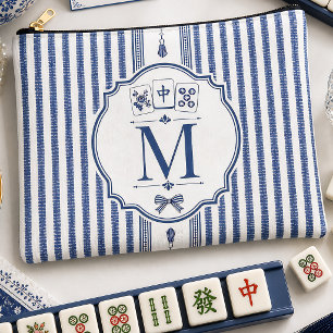 Bolso Personalizado de Teja de Mahjong de Seersuck